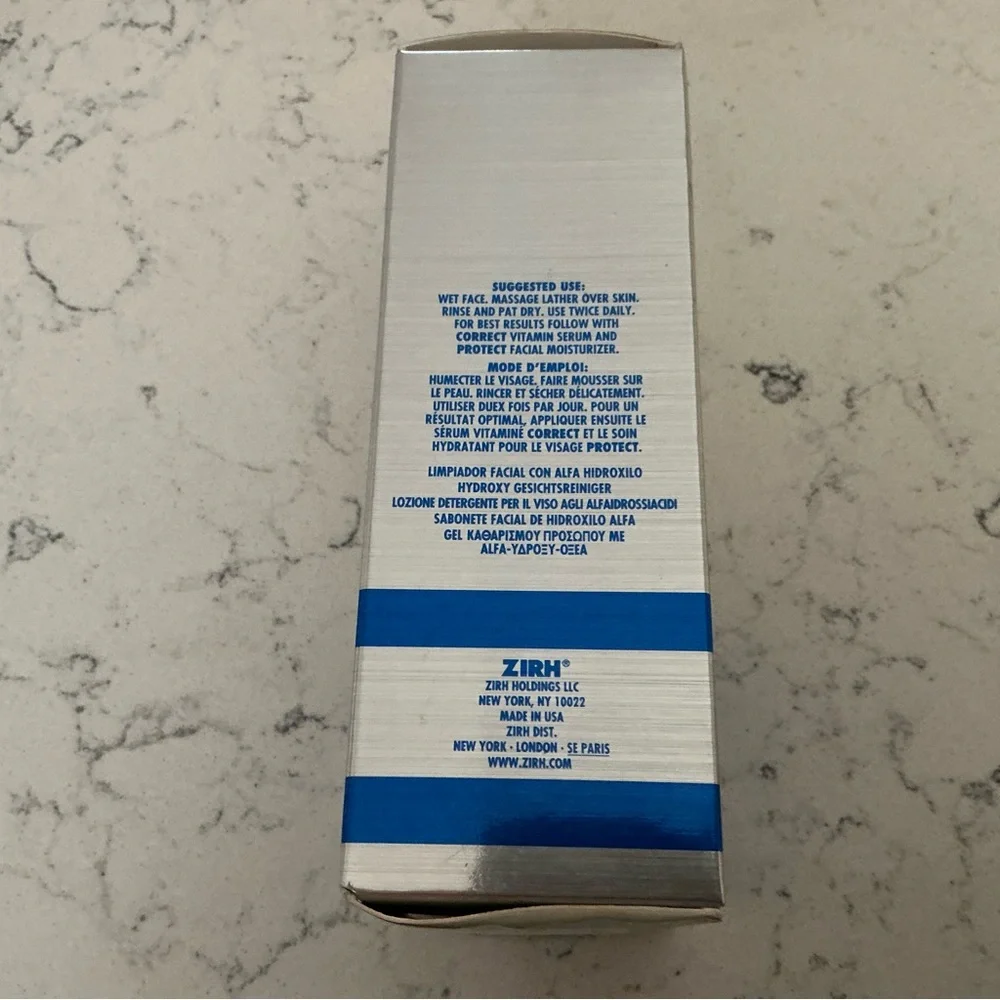 Zirh men’s aloe Vera face wash and shave gel set